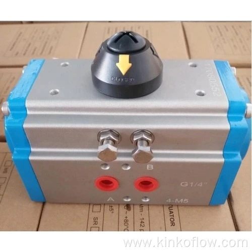 1/4 Rotary Turn Aluminium Alloy Pneumatic Actuator