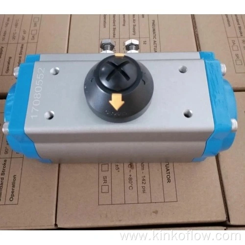 1/4 Rotary Turn Aluminium Alloy Pneumatic Actuator