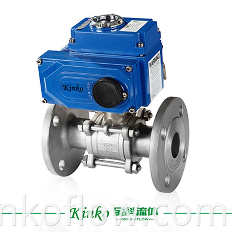 3 Piece Body Flange Electric Ball Valve