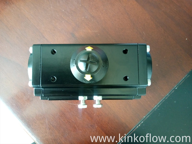 AT-63D Black Color Double Acting Pneumatic Actuator
