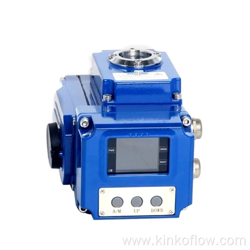 Blue Explosion-proof Electric Actuator With Display Screen