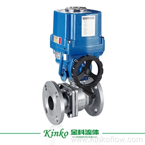 CF8 1/2"-6" Stainless Steel Electric Flange Ball Valve