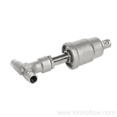 CF8 Stainless Steel Welded Pneumatic Angle Seat Valve