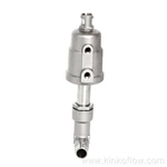 CF8 Stainless Steel Welded Pneumatic Angle Seat Valve