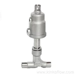CF8 Stainless Steel Welded Pneumatic Angle Seat Valve
