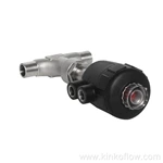 CF8 Welded Plastic Head Pneumatic Angle Seat Valve