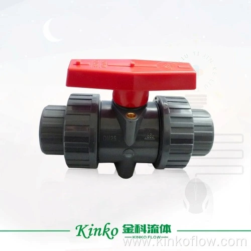 DN50 PVCUPVCPVDF Material Flange Manual Ball Valve