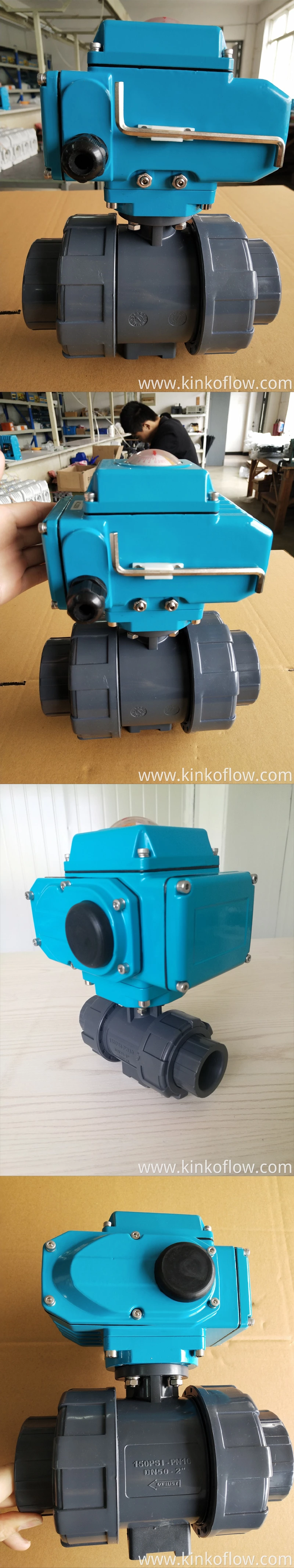 DN50 PVCUPVCPVDF Material Flange Manual Ball Valve