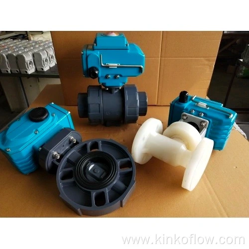 DN50 PVCUPVCPVDF Material Flange Manual Ball Valve