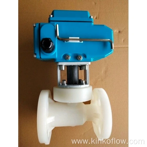 DN50 PVCUPVCPVDF Material Flange Manual Ball Valve