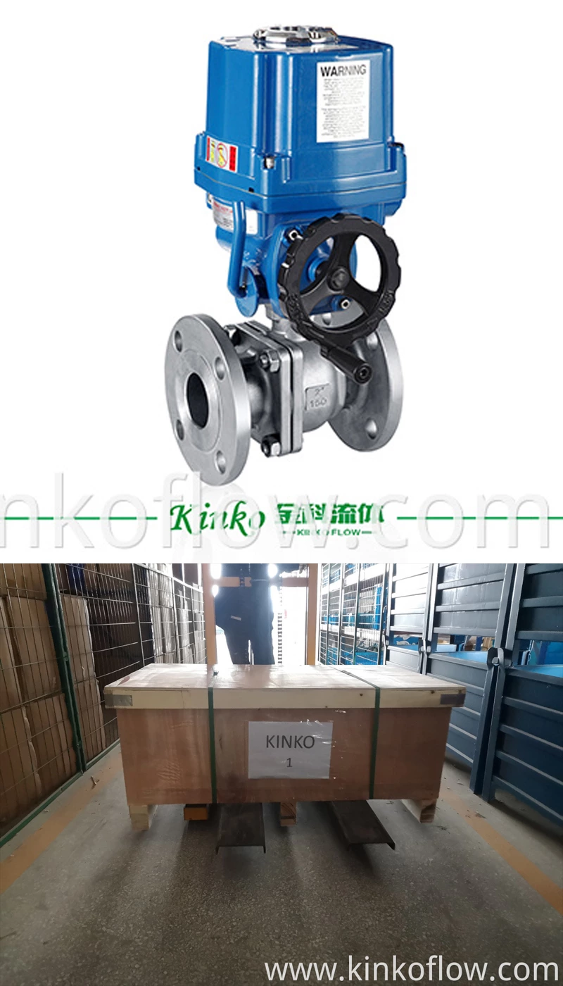 DN80 Flange Soft Sealing Electrical Butterfly Valve