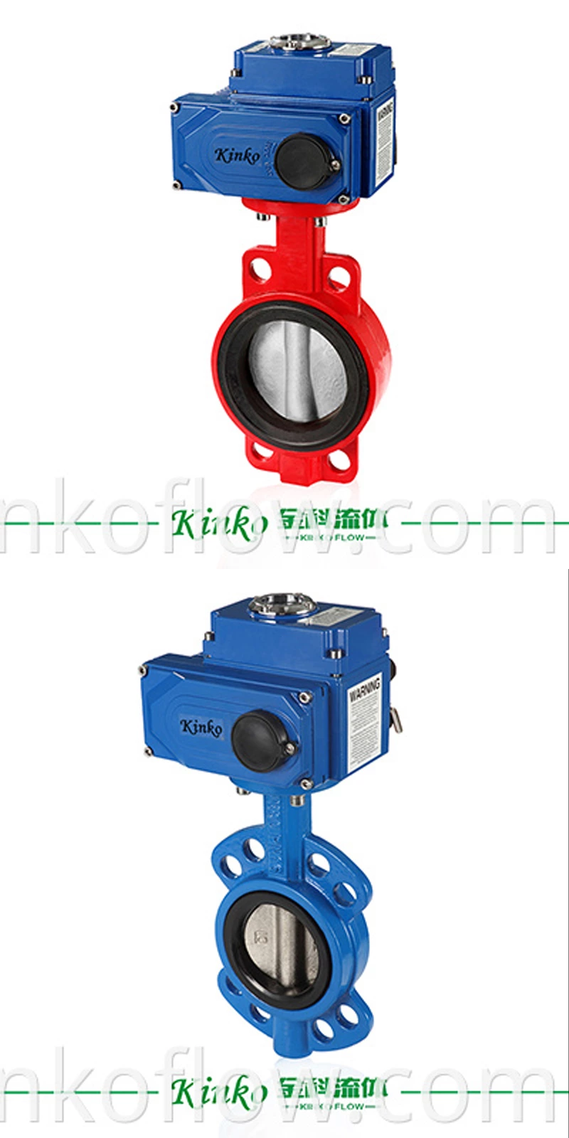 DN80 Flange Soft Sealing Electrical Butterfly Valve