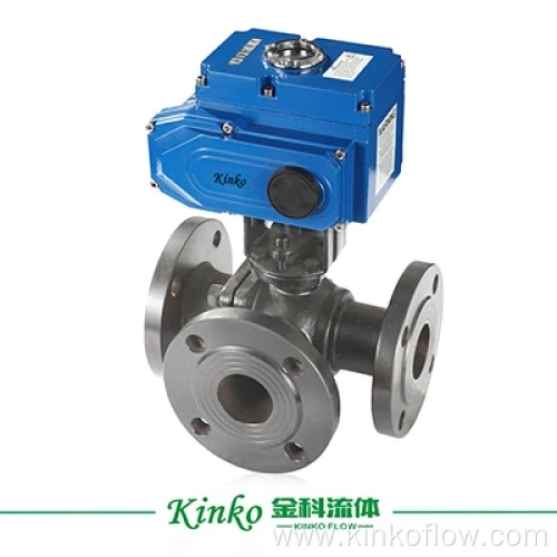 Electric 3 Way Ball Valve