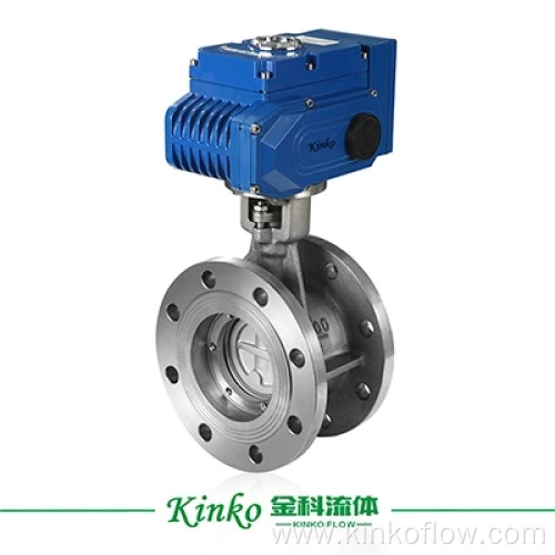 Electric Hard Seal Flange Butterfly Valve