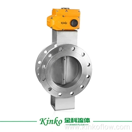 Electric Hard Seal Flange Butterfly Valve