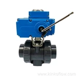 Electric UPVC Double Command Ball Valve
