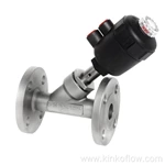 Flanged Pneumatic Angle Seat Valve