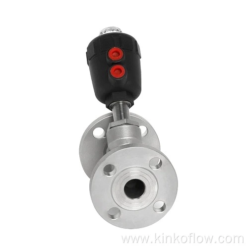 Flanged Pneumatic Angle Seat Valve
