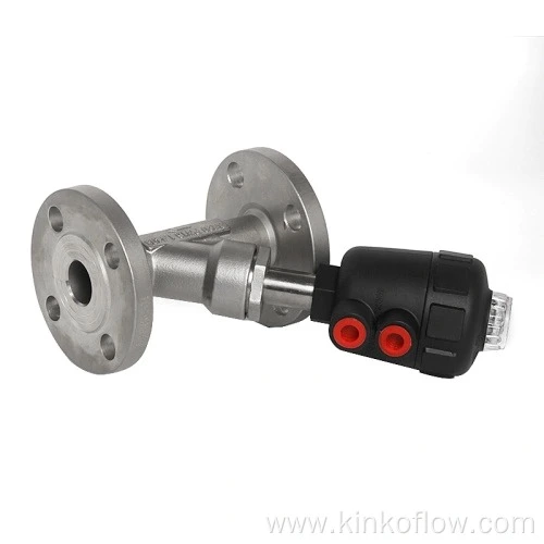 Flanged Pneumatic Angle Seat Valve