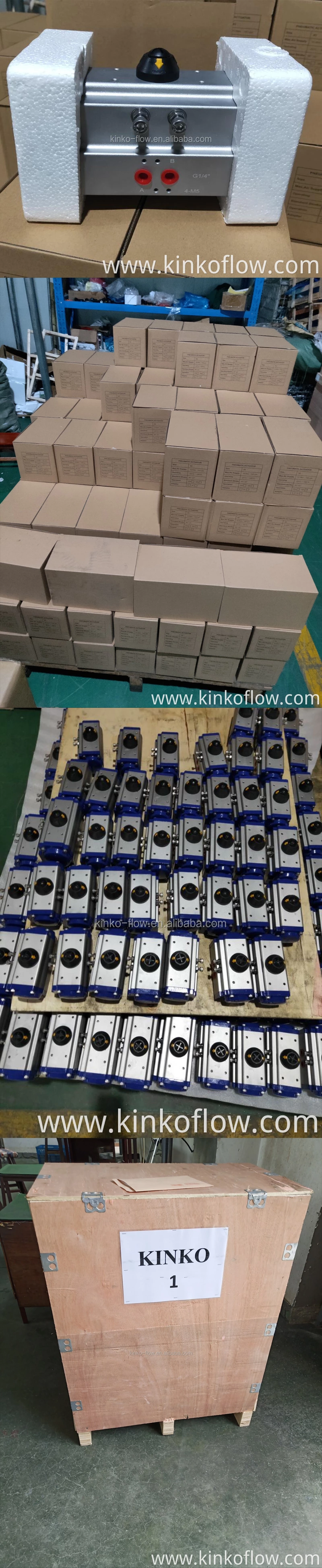 KK Double Single Acting Pneumatic Valve Actuator