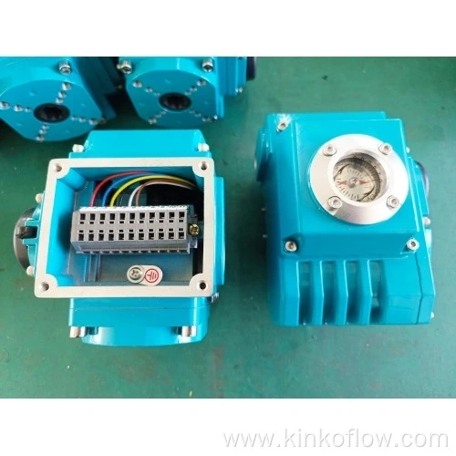 KK03-200B Rotate 90 Degrees Lake Blue Electric Actuator