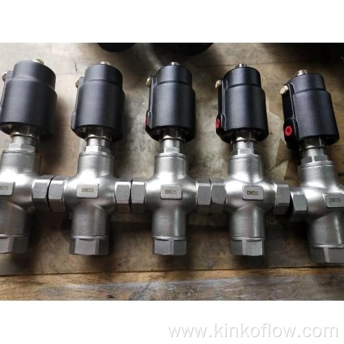 PA PNEUMATIC 3 Way Thread Angle Seat Valve
