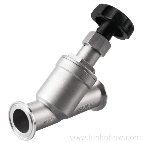 Piston Type Manual Angle Seat Valve