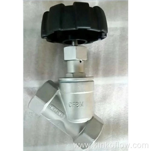 Piston Type Manual Angle Seat Valve
