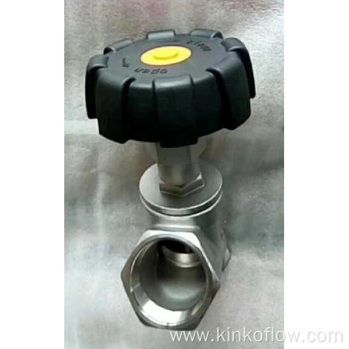 Piston Type Manual Angle Seat Valve