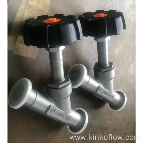 Piston Type Manual Angle Seat Valve