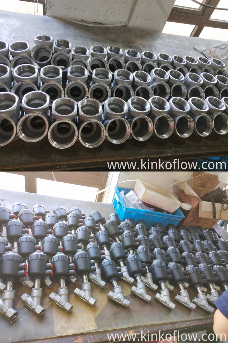 Piston Type Manual Angle Seat Valve