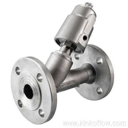 Piston Type Pneumatic Angle Seat Valve