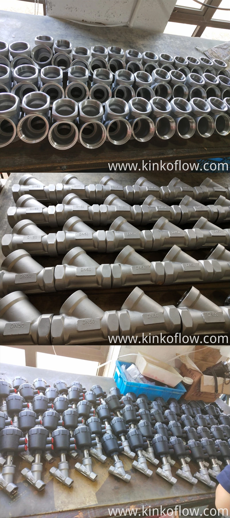 Piston Type Pneumatic Angle Seat Valve