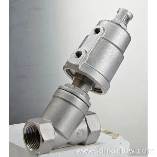 Piston Type Pneumatic Angle Seat Valve