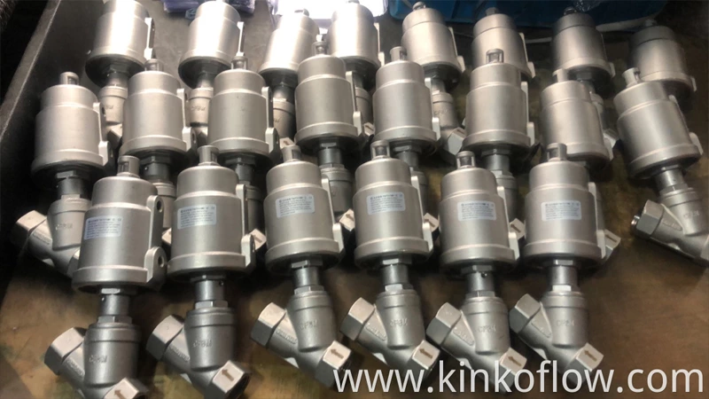 Piston Type Pneumatic Angle Seat Valve