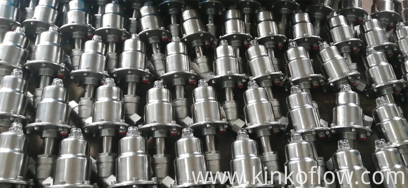 Piston Type Pneumatic Angle Seat Valve