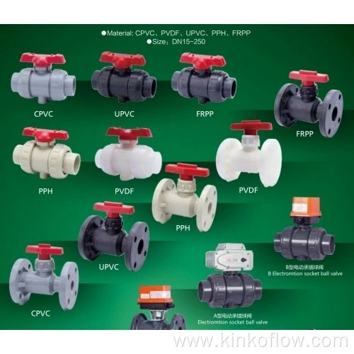 Pneumatic Actuator PVC Ball Valve