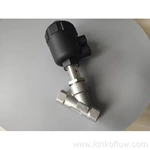 Pneumatic Angle Seat Valve With Plastic Head Thread