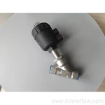 Pneumatic Angle Seat Valve With Plastic Head Thread