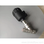 Pneumatic Angle Seat Valve With Plastic Head Thread