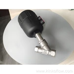 Pneumatic Angle Seat Valve With Plastic Head Thread
