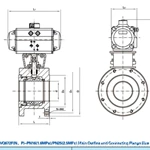 Q671F-16P/R Thin Type Pneumatic Ball Valve
