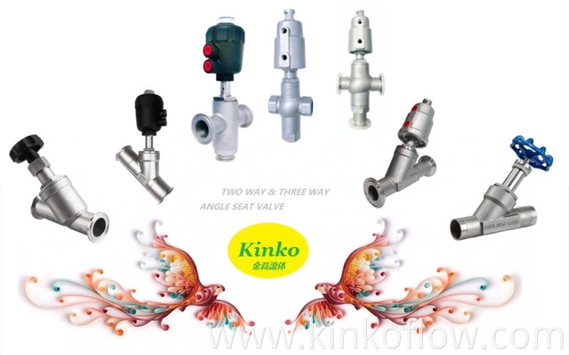 Quick Load Plastic Head Pneumatic Angle Seat Valve