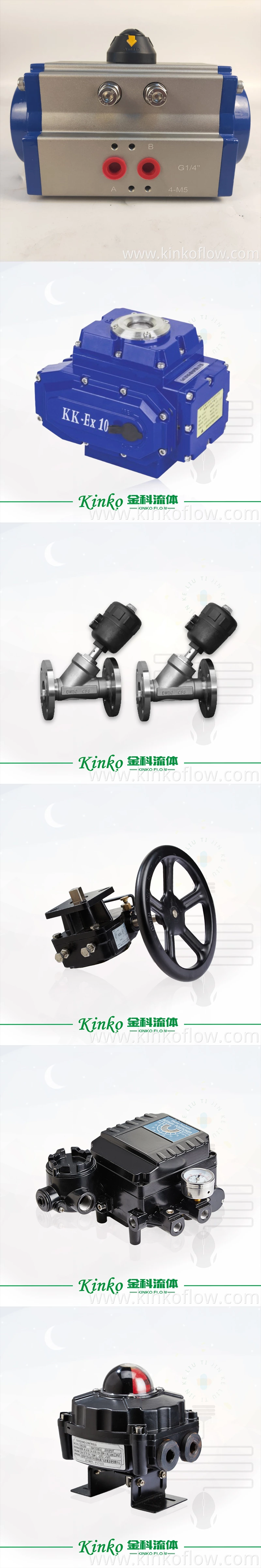 SS Stainless Steel Double Acting RT063D Pneumatic Actuator