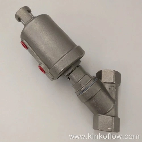 Stainless Steel Angle Seat Valve Single Acting