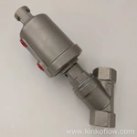 Stainless Steel Angle Seat Valve Single Acting