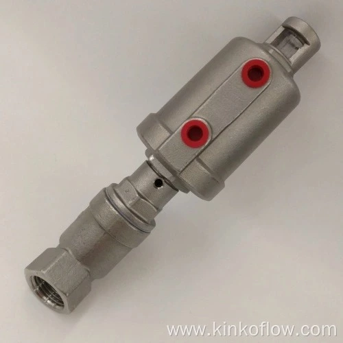 Stainless Steel Angle Seat Valve Single Acting