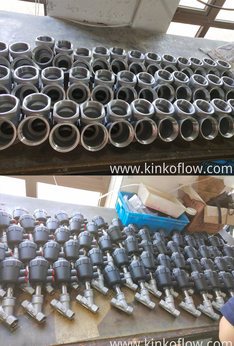 Three-way Reversing And Diverting Pneumatic Angle Seat Valve