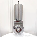 Vertical Type Pneumatic Actuator Sanitary Butterfly Valve