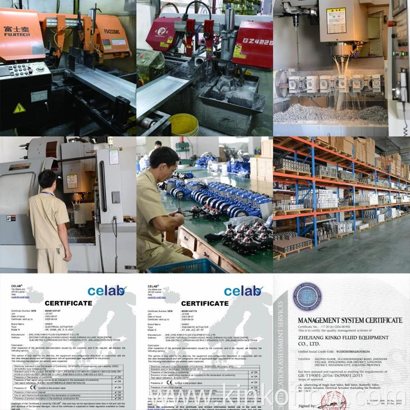 Wcb/Stainless Steel Pneumatic Flange Ball Valve